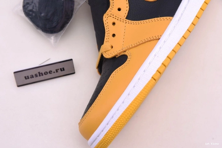 Jordan Air OG Black 1 Retro High 555088-701 Pollen 0205